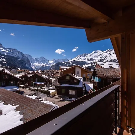 Schneehoren Penthouse Lägenhet Wengen